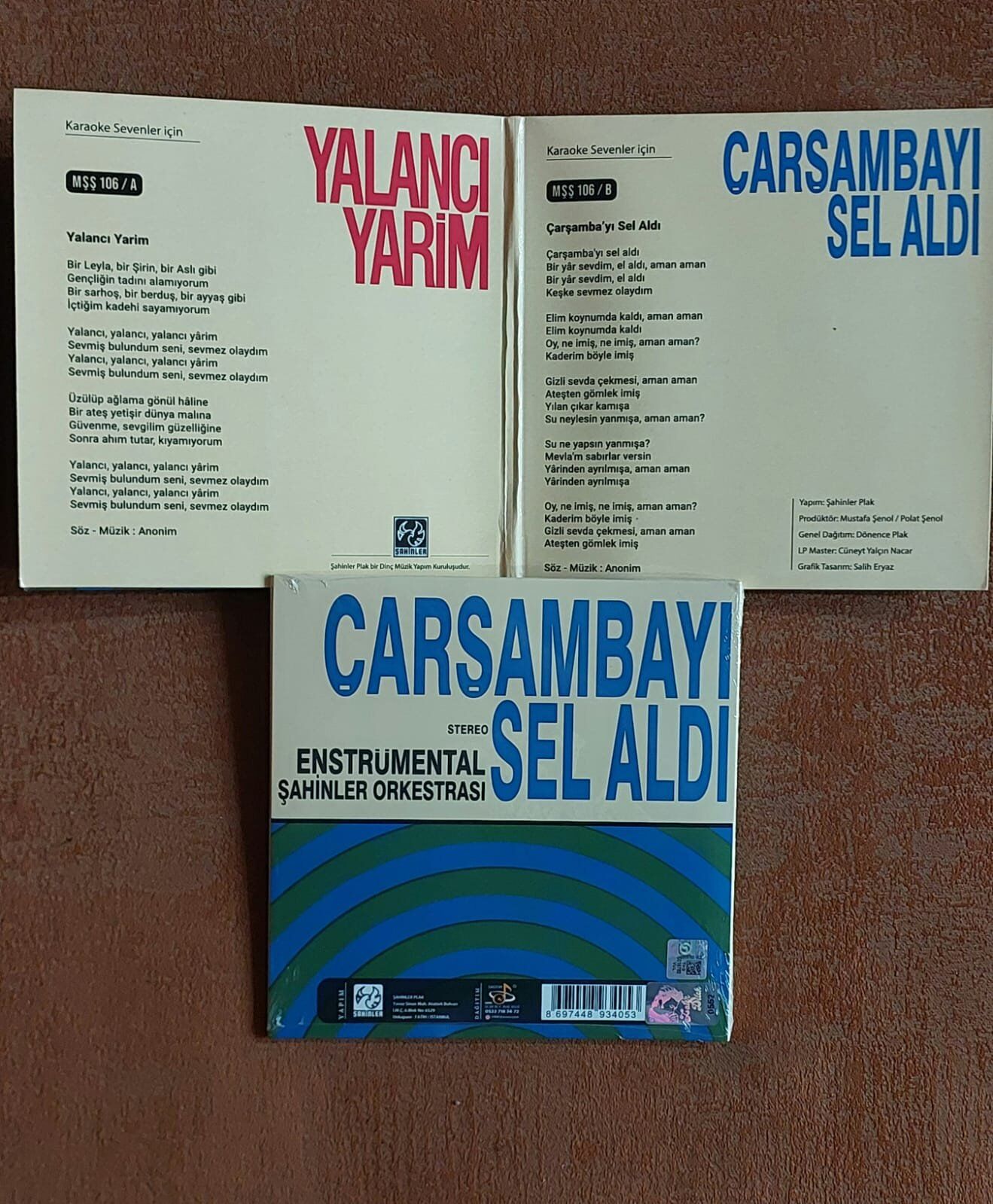 Zafer Dilek Çarşambayı Sel Aldı Yalancı Yarim - Siyah Plak