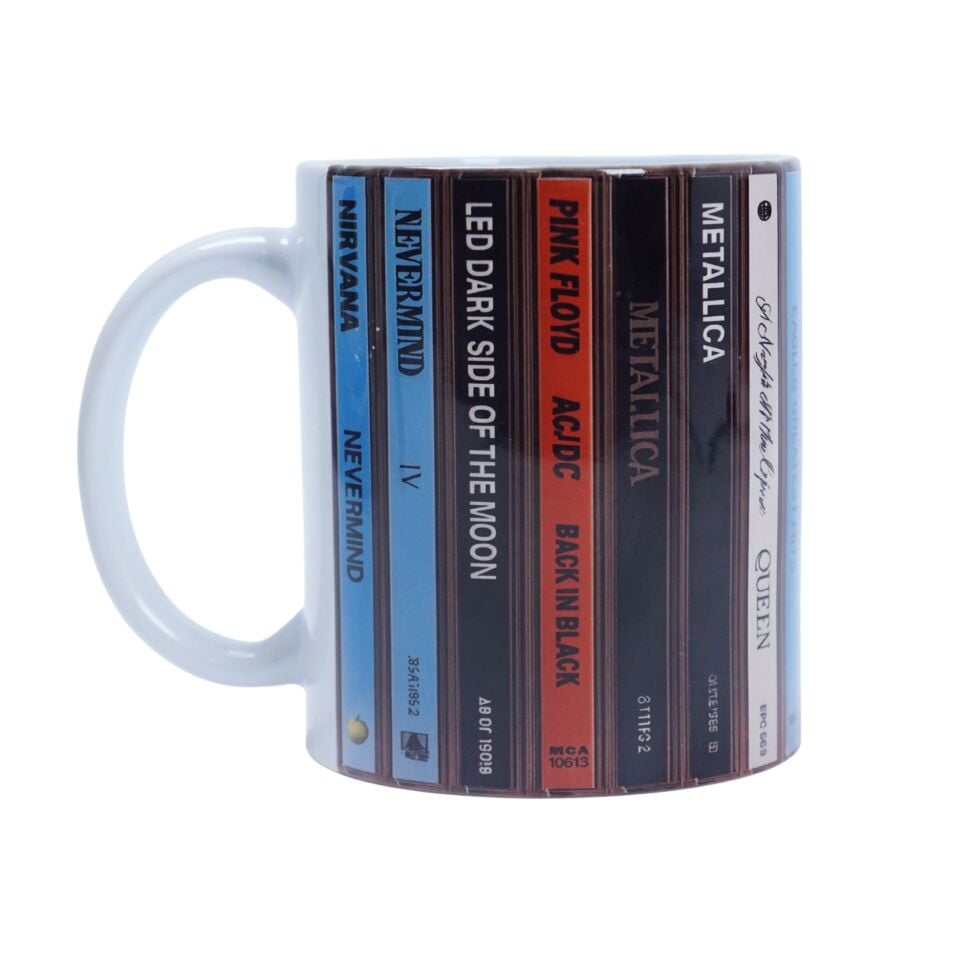 Retro CD Tasarımlı Kupa Bardak