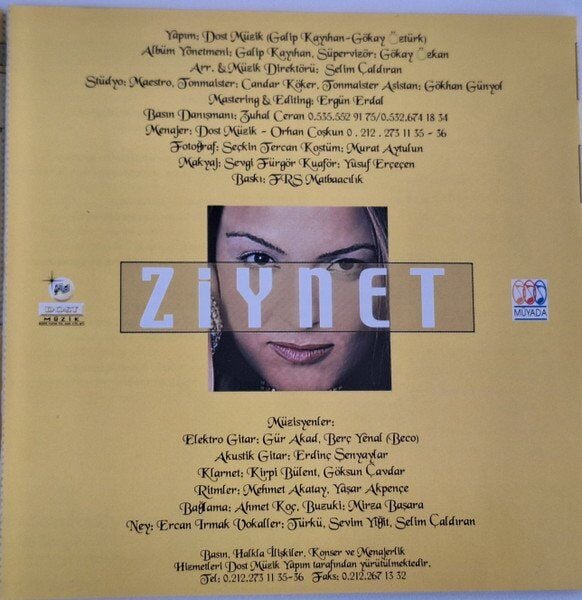 Ziynet Ba-Ba - (Dost Destan Müzik Dönem Baskı) CD