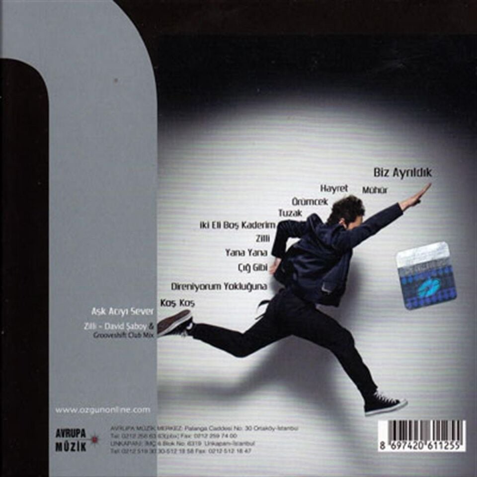 Özgün Biz Ayrıldık - CD