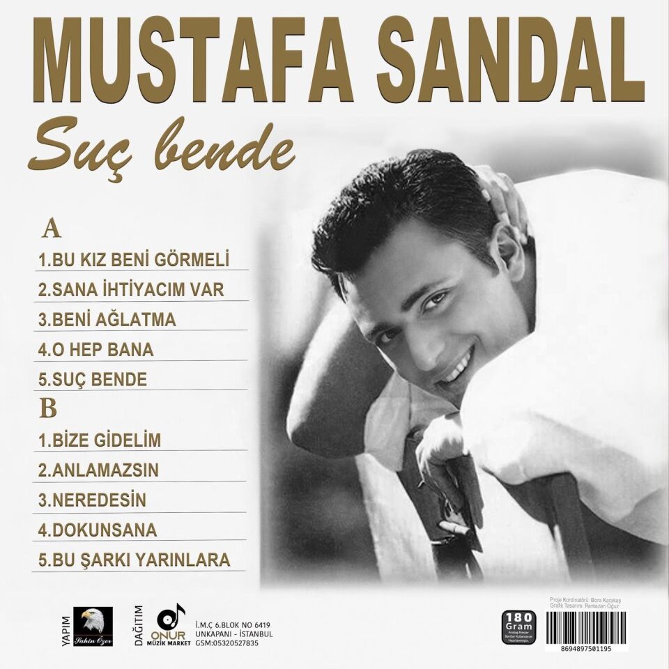 Mustafa Sandal Suç Bende - Plak