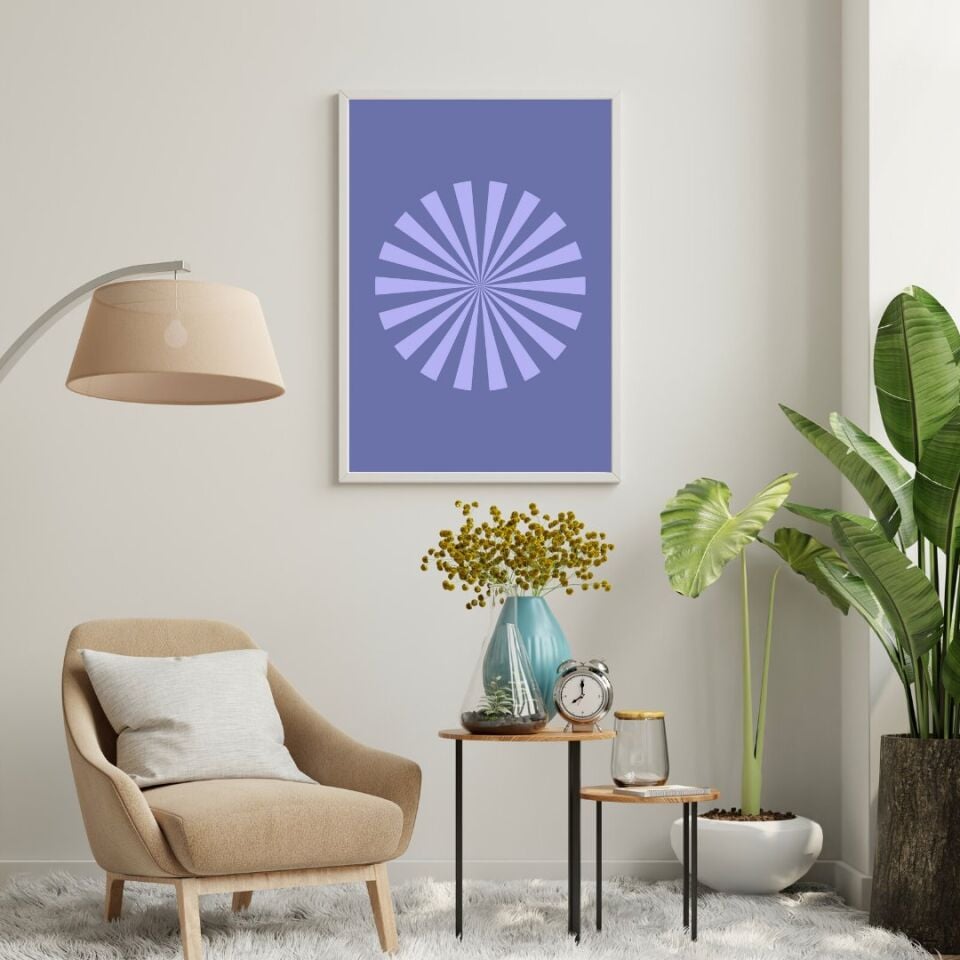 Leylaklar Duvar Tablosu Çerçeveli 3'lü Set