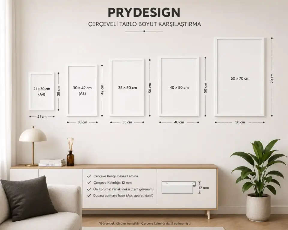 Plak Hikayeleri Kolleksiyonu Yavaş Sabahlar Beyaz - 21 x 30