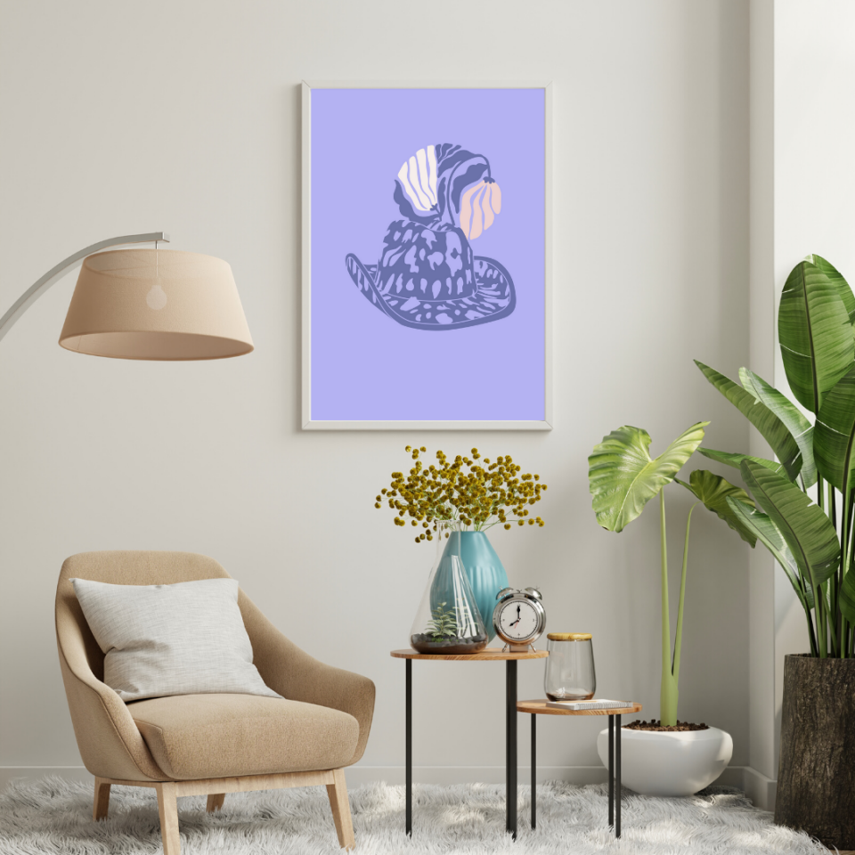 Leylaklar Duvar Tablosu Çerçeveli 3'lü Set Beyaz - 30 x 42