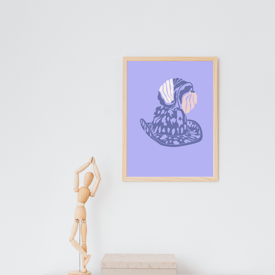 Leylaklar Duvar Tablosu Çerçeveli 3'lü Set Ahşap - 50 x 70