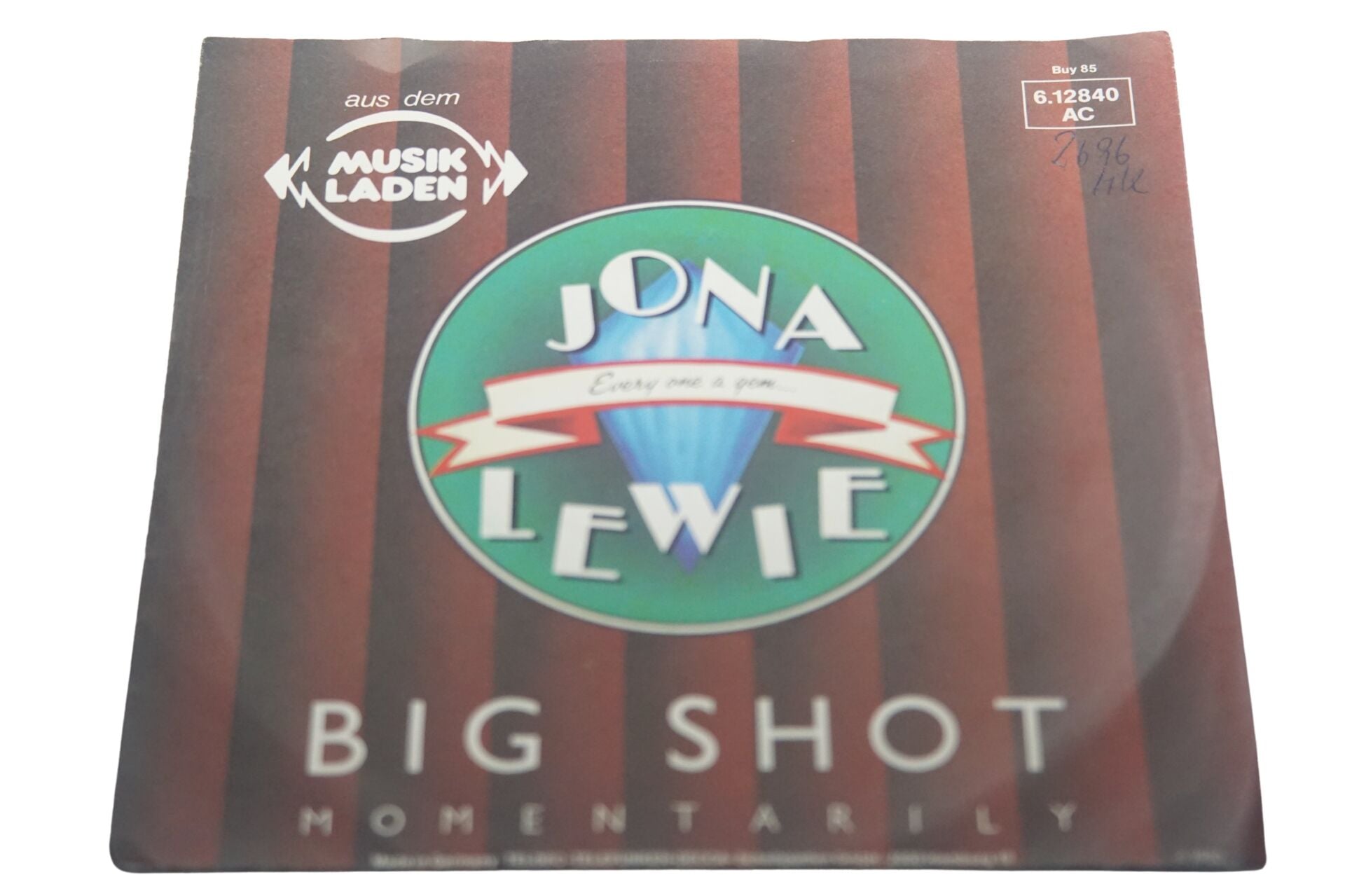 Jona Lewie Big Shot Momentarily - Plak