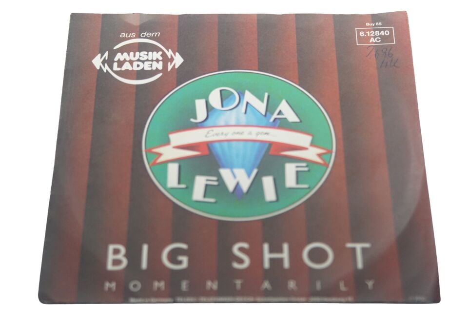 Jona Lewie Big Shot Momentarily - Plak