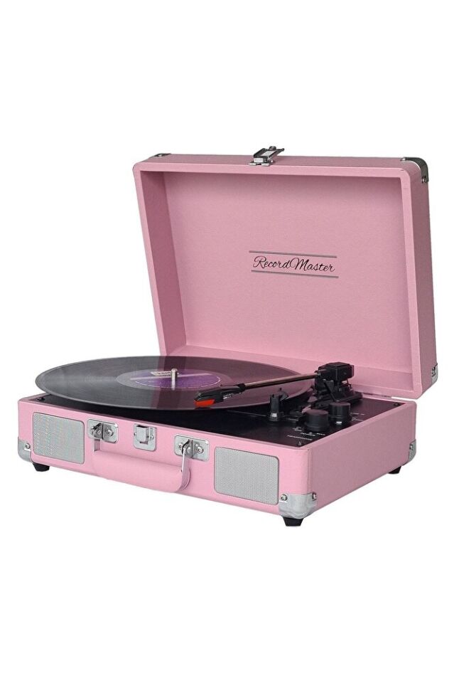 ST14012 Bluetooth ve Şarj Özellikli Taşınabilir  Retro Pikap Pembe