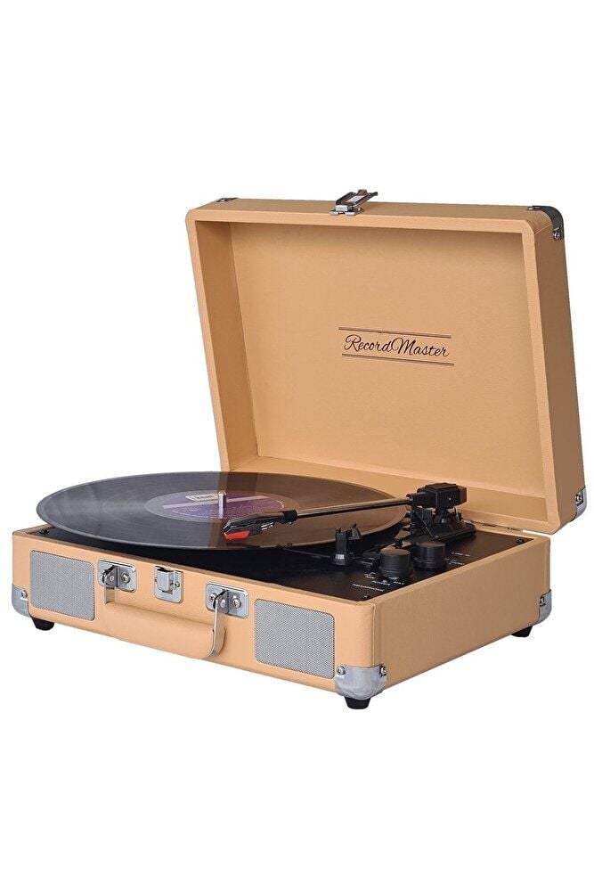 ST14012 Bluetooth ve Şarj Özellikli Pikap 33-45-78 Devir Gün Batımı Sarı Renk Tek Ebat Beden