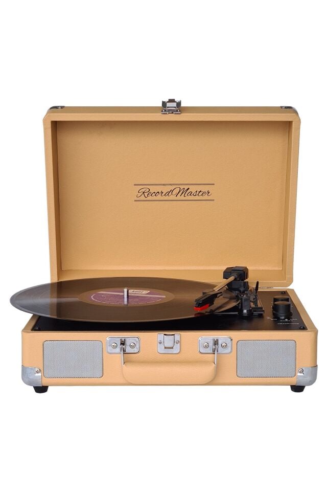 ST14012 Bluetooth ve Şarj Özellikli Pikap 33-45-78 Devir Gün Batımı Sarı Renk Tek Ebat Beden