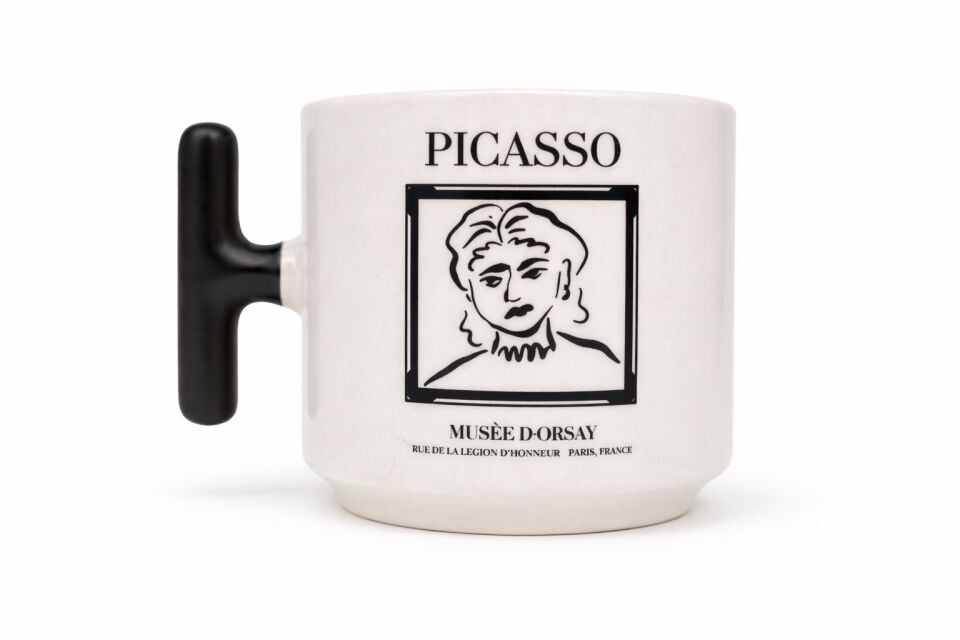 Picasso Line Art T Kulp Seramik Kupa