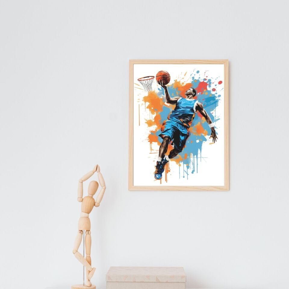 Splash Dunk 3'lü Set Çerçeveli Tablo
