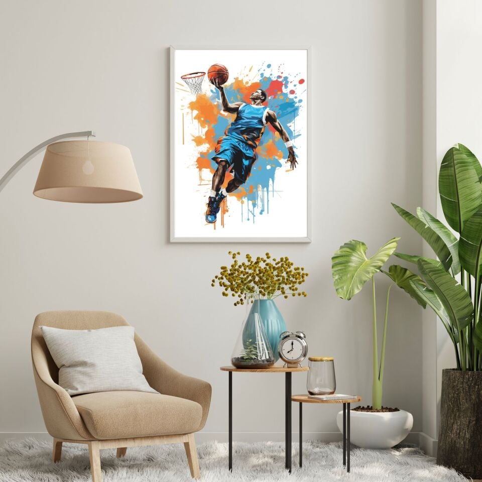 Splash Dunk 3'lü Set Çerçeveli Tablo