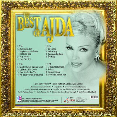 Ajda Pekkan The Best Of Ajda Renkli Plak - 2 Plak