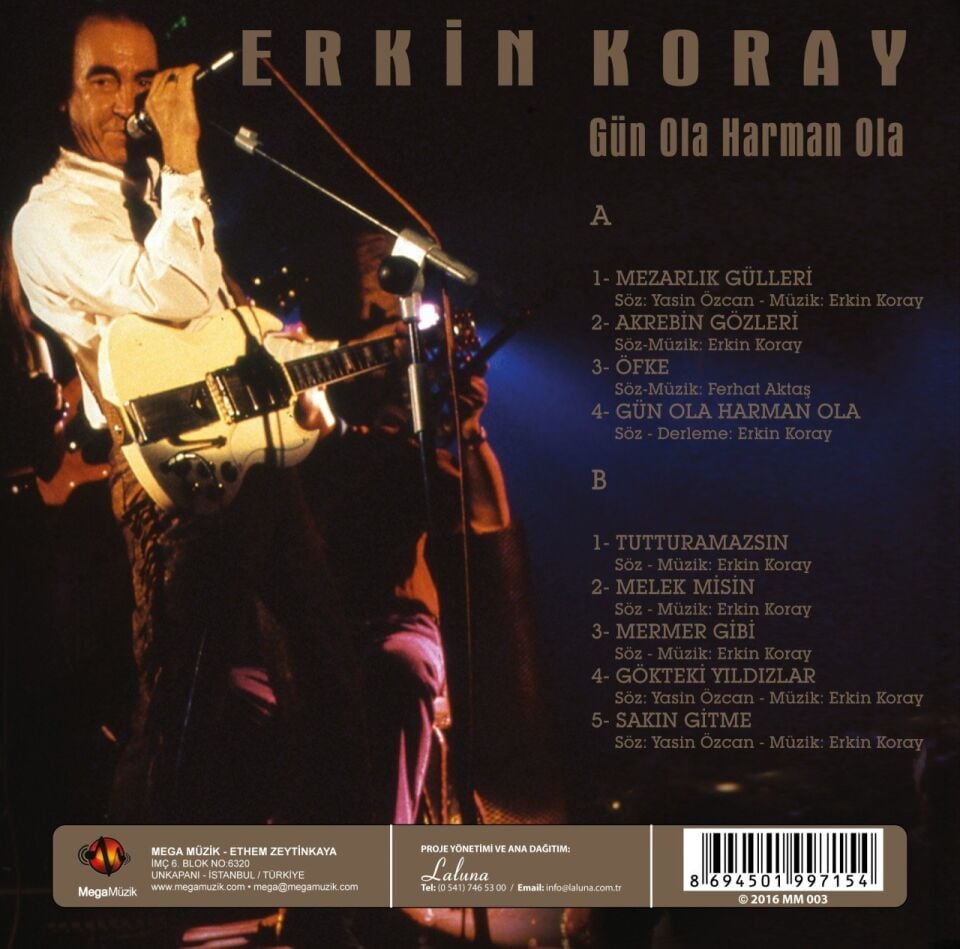 Erkin Koray Gün Ola Harman Ola - Plak
