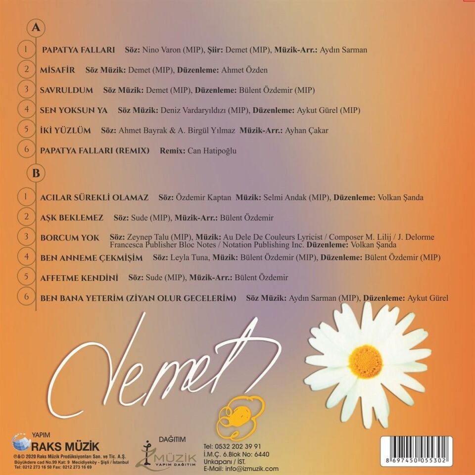 Demet Sağıroğlu Demet - Plak