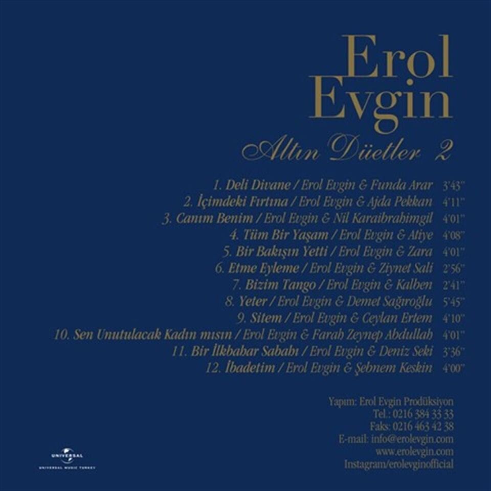 Erol Evgin Altın Düetler 2 - Plak