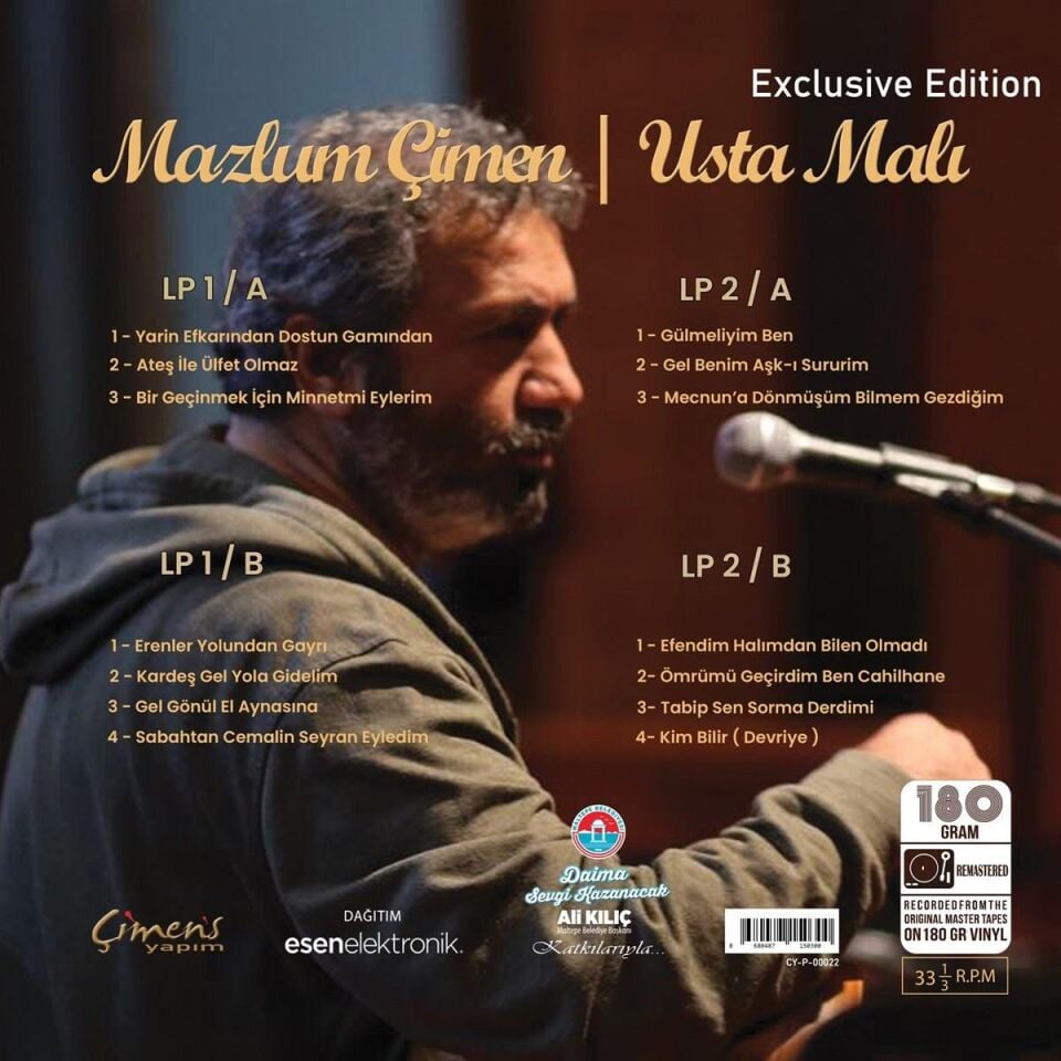 Mazlum Çimen – Usta Malı - 2 Plak