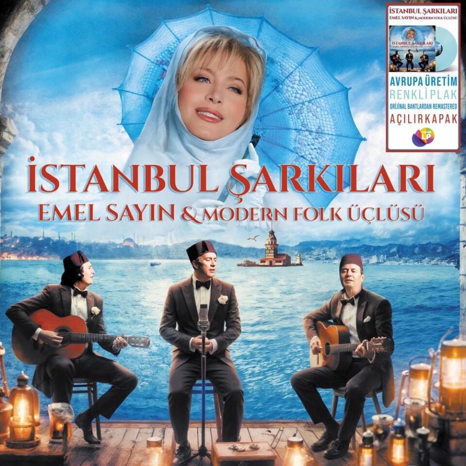 Emel Sayın & Modern Folk Üçlüsü İstanbul Şarkıları - Renkli Plak