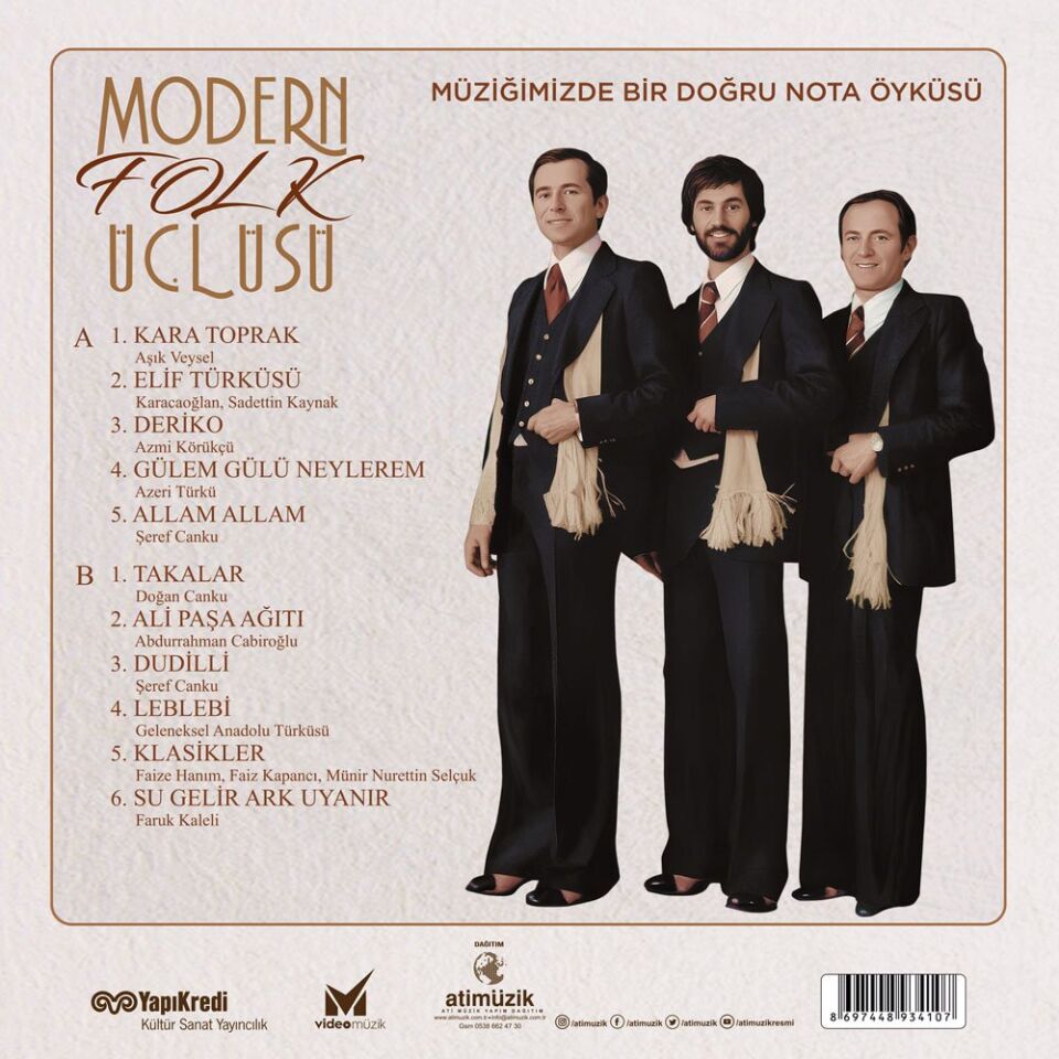 Modern Folk Üçlüsü Müziğimizde Bir Doğru Nota Öyküsü - Renkli Plak