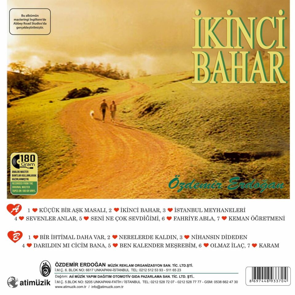 Ozdemir Erdogan İkinci Bahar - Plak