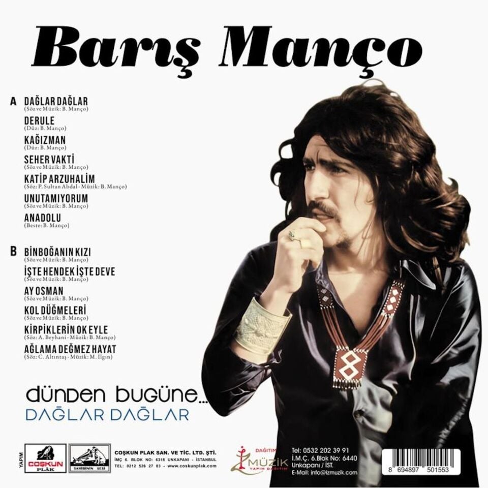 Barış Manço Dağlar Dağlar - Renkli Plak
