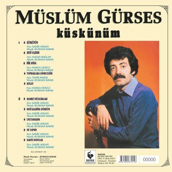 Müslüm Gürses Küskünüm - Plak