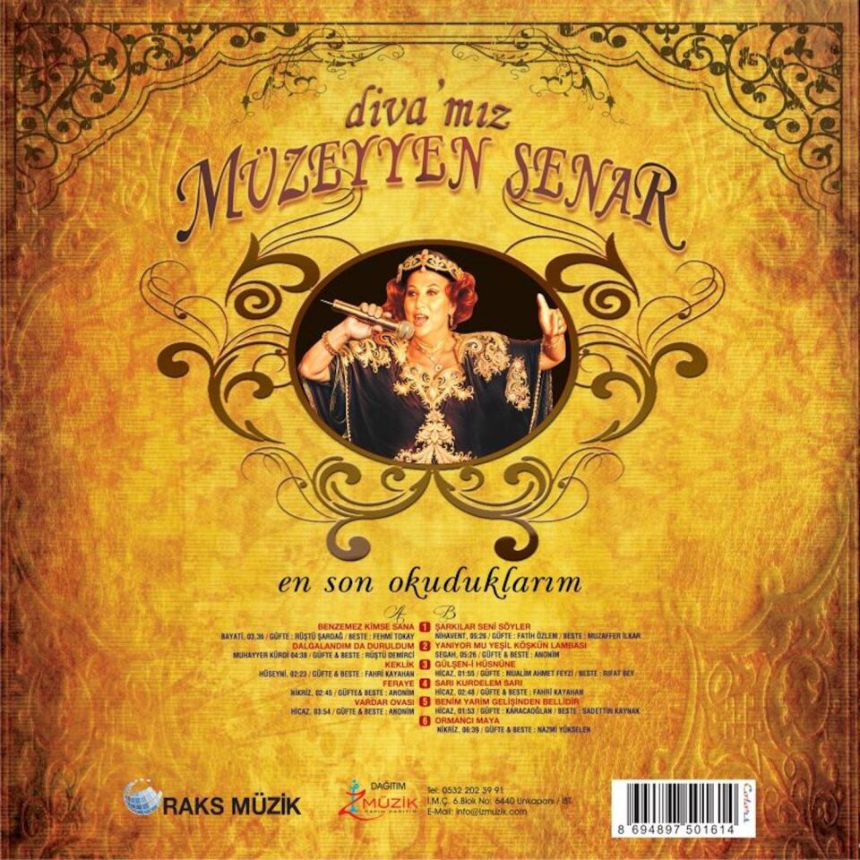 Müzeyyen Senar En Son Okuduklarım - Renkli Plak