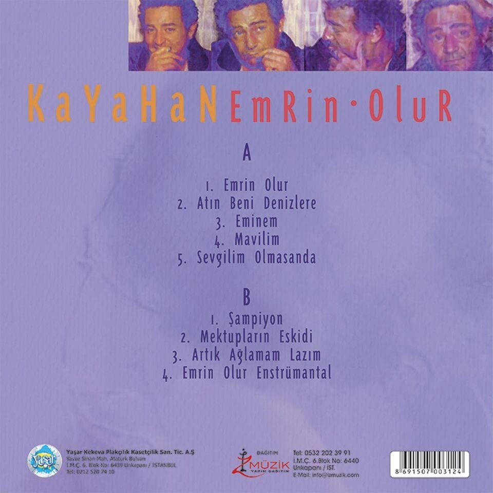 Kayahan Emrin Olur - Plak