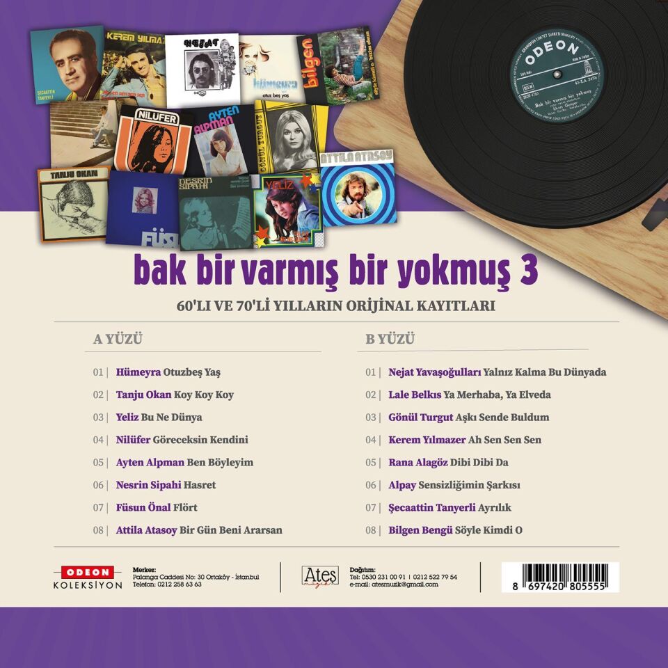 Bak Bir Varmış Bir Yokmuş Vol.3 - Plak