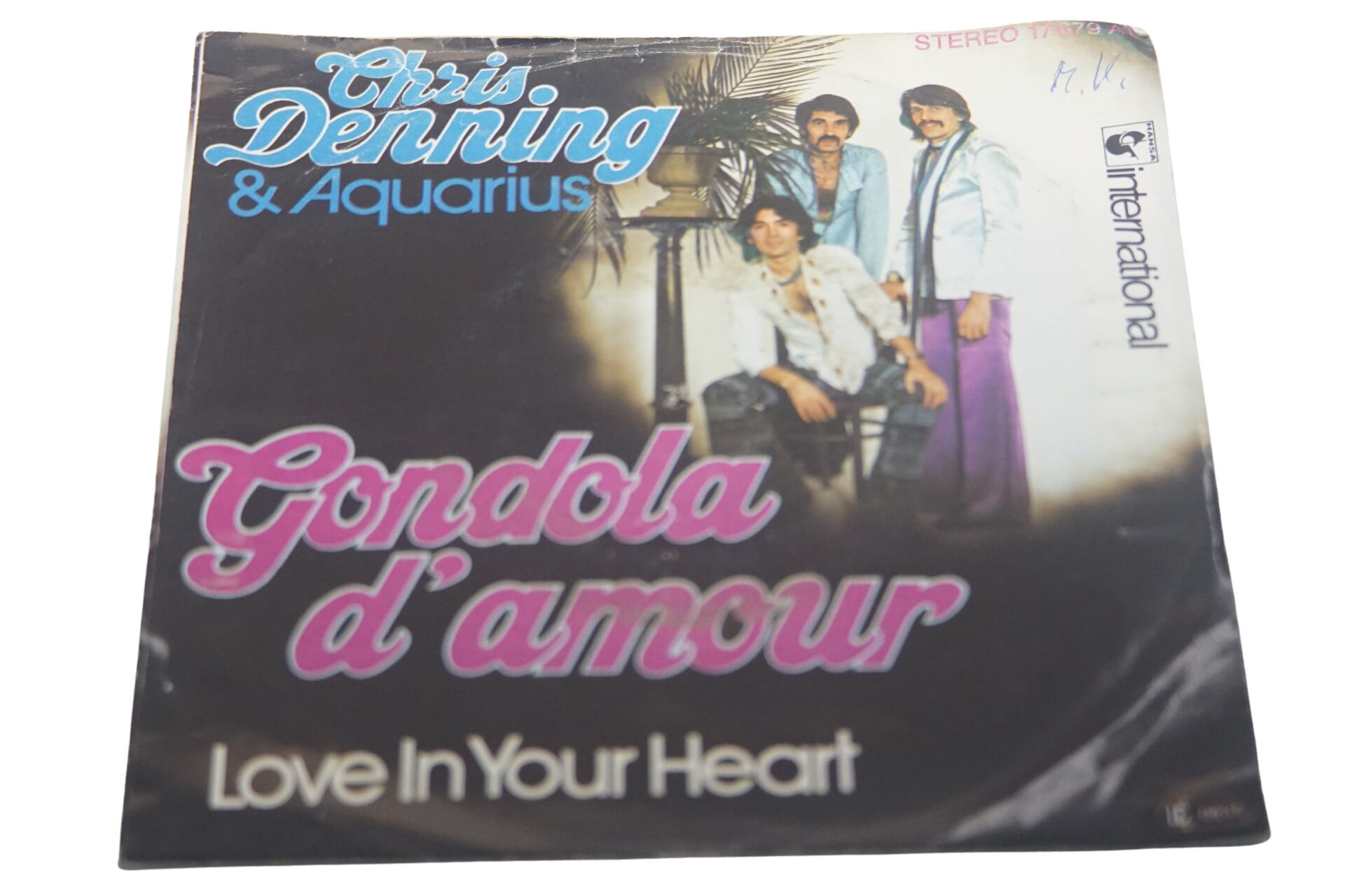 Chris Denning & Aquarius Gondola D'Amour / Love In Your Heart - Plak