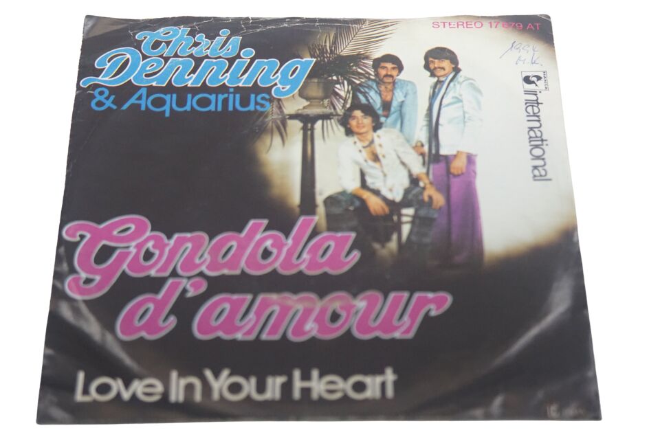Chris Denning & Aquarius Gondola D'Amour / Love In Your Heart - Plak