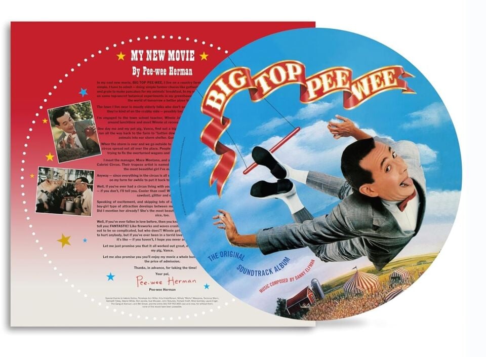 Danny Elfman Big Top Pee-Wee (RSD Black Friday 2025 Picture Disc edition) - Plak
