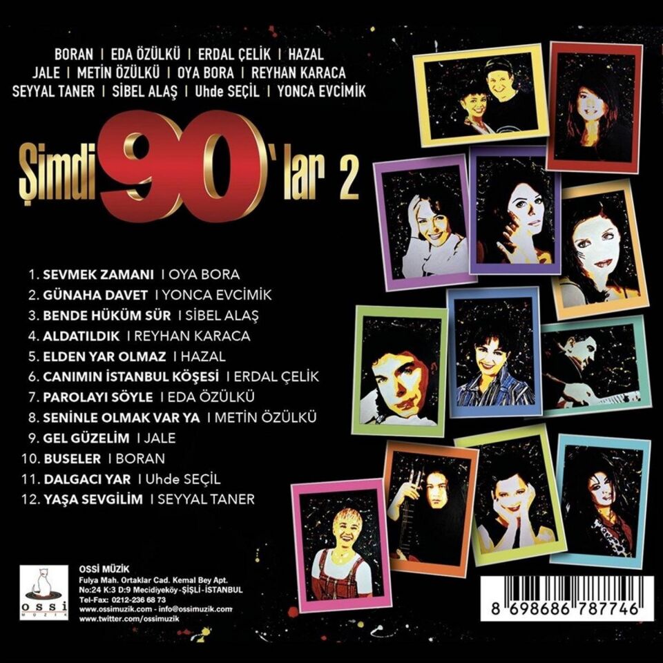 Karışık Sanatçılar Şimdi 90'lar 2 - Plak