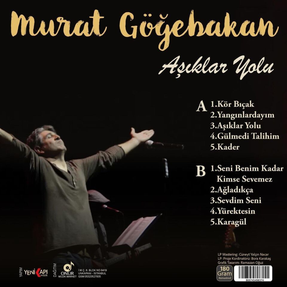 Murat Göğebakan Aşıklar Yolu - Özel Numaralı Hologram Baskı Plak