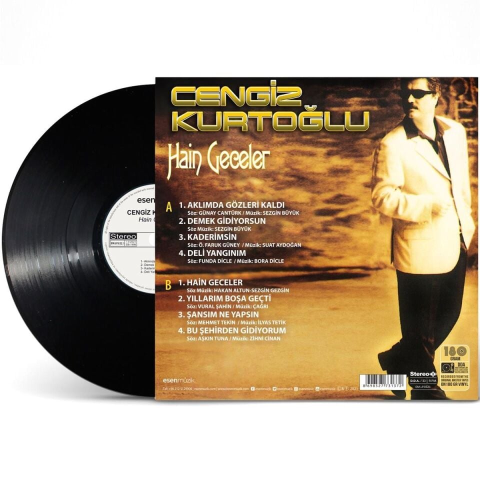 Cengiz Kurtoğlu Hain Geceler - Plak
