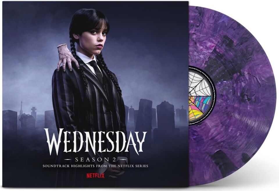 Çeşitli Sanatçılar Chris Bacon Wednesday: Season 2 (OST) (Transparent Purple/Black Marble Vinyl) - Plak