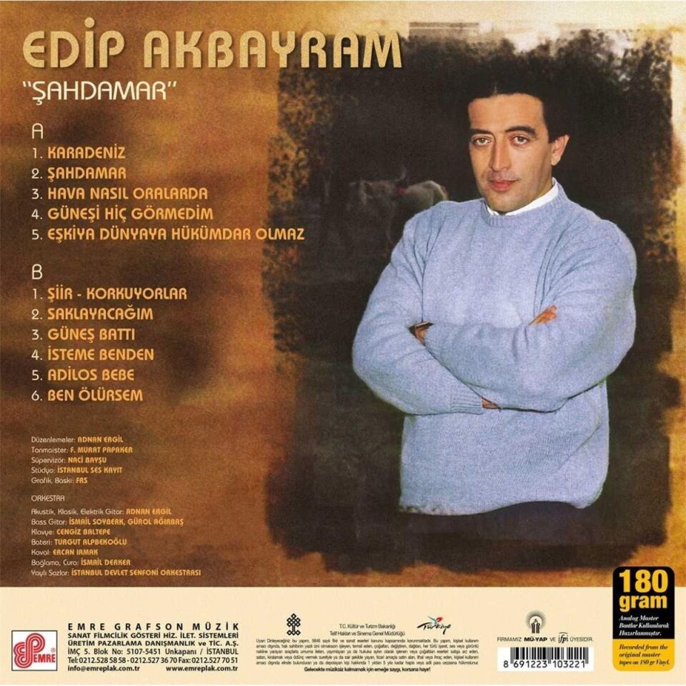 Edip Akbayram Şahdamar - Plak