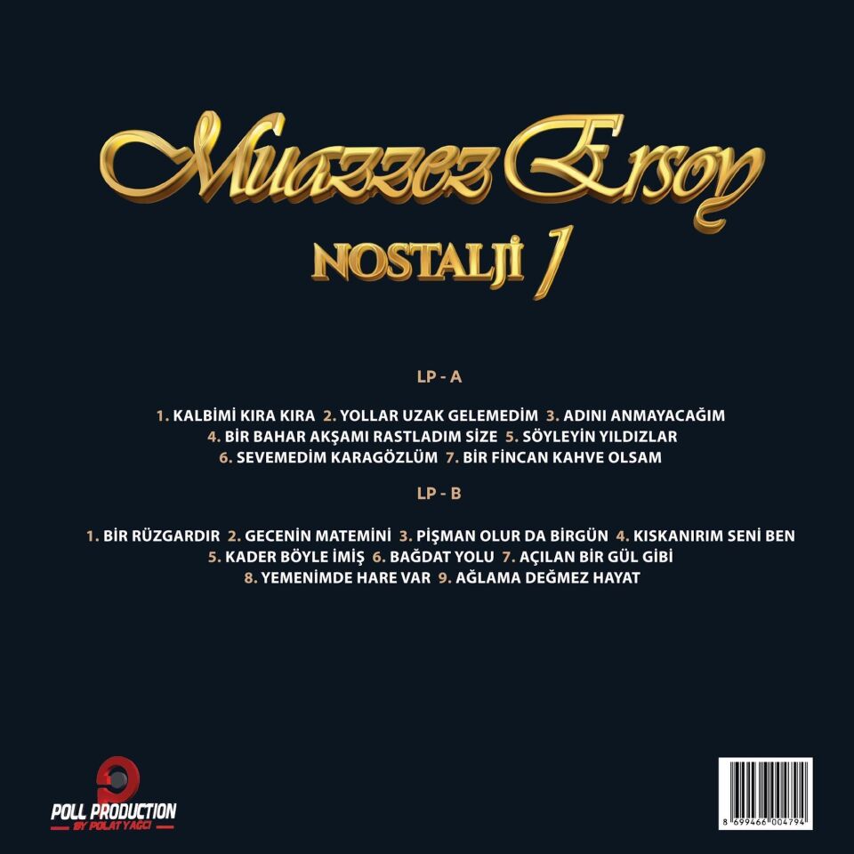 Muazzez Ersoy - Nostalji Vol. 1 - Plak