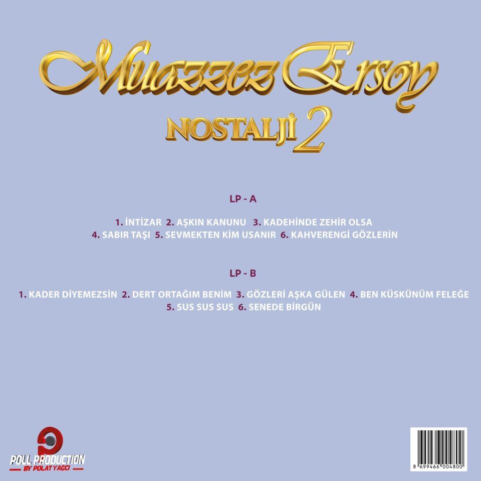 Muazzez Ersoy - Nostalji Vol. 2 - Plak