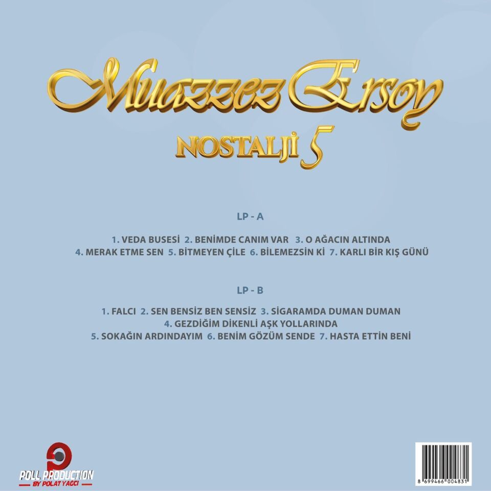 Muazzez Ersoy - Nostalji Vol. 5 - Plak