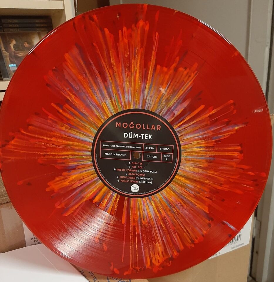 Moğollar Düm – Tek - Renkli Plak Limitli Baskı