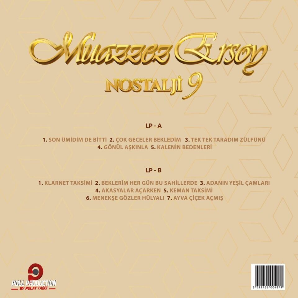 Muazzez Ersoy - Nostalji Vol. 9 - Plak
