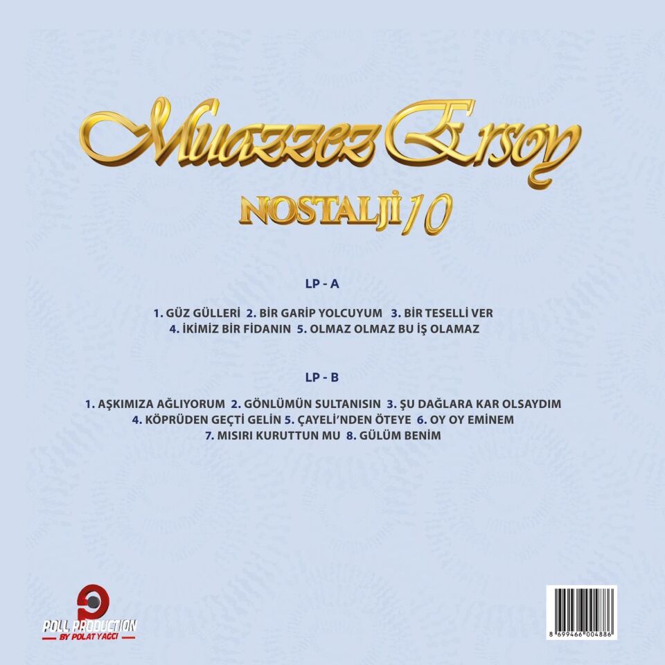 Muazzez Ersoy - Nostalji Vol. 10 - Plak