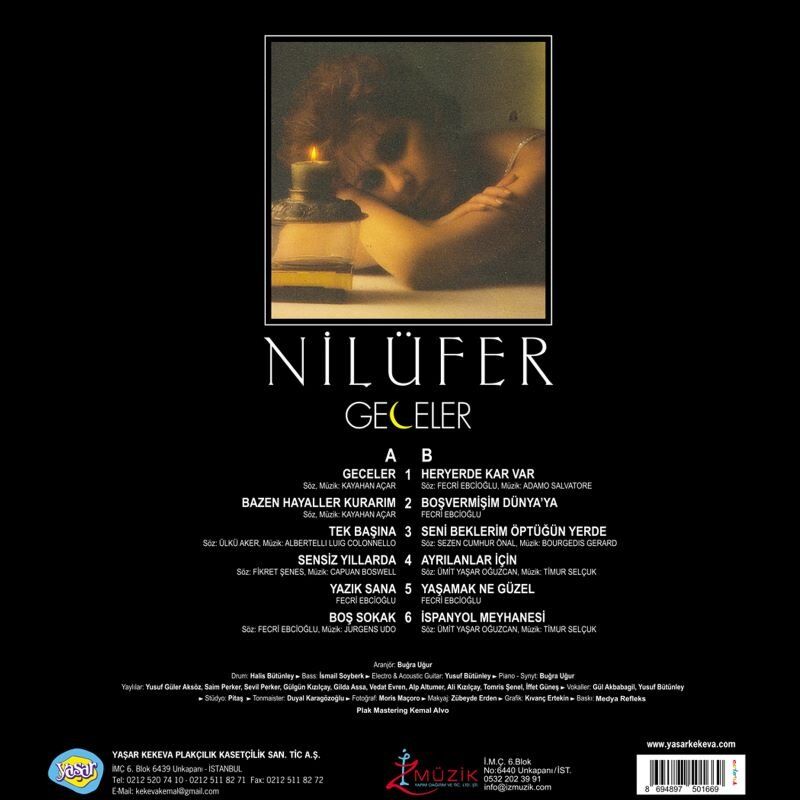 Nilüfer Geceler - Renkli Plak