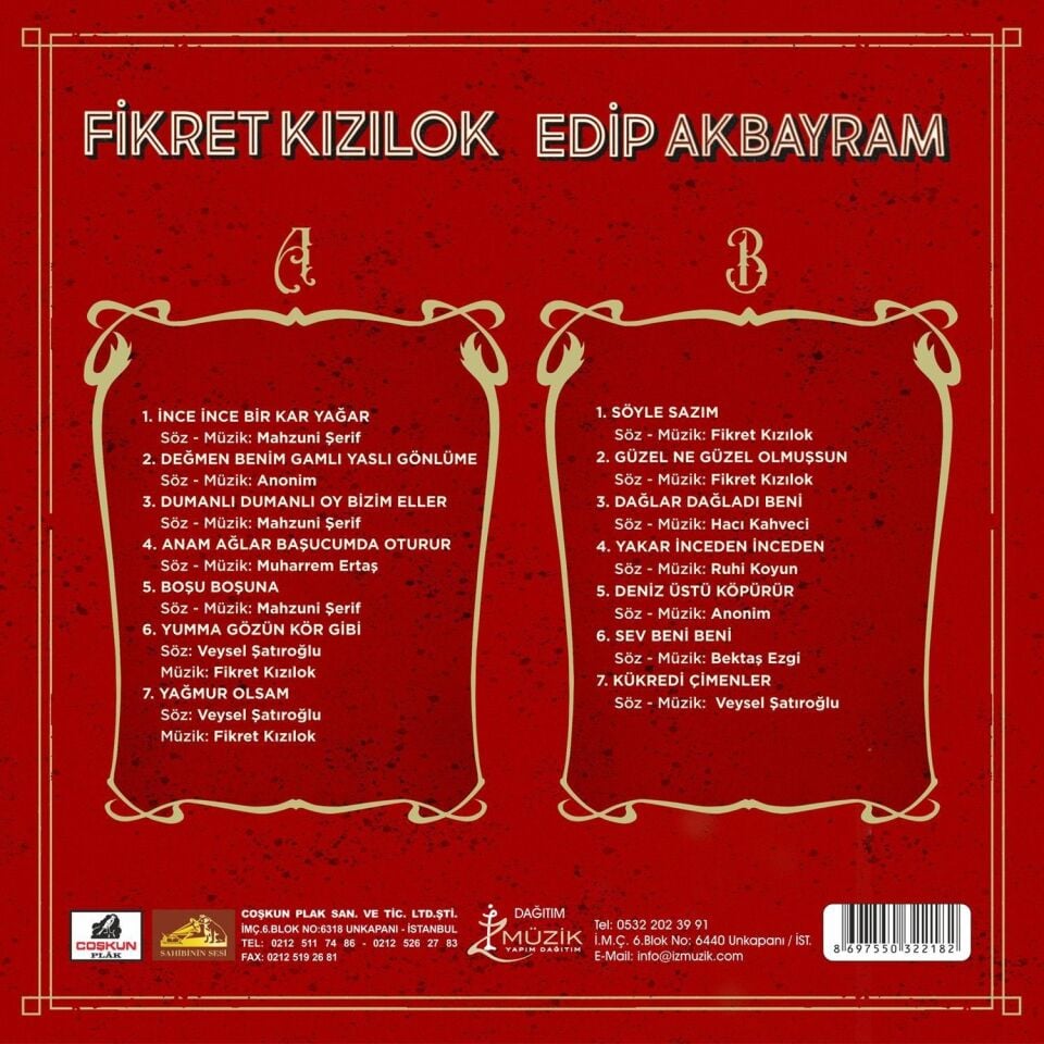 Fikret Kızılok Edip Akbayram - Plak