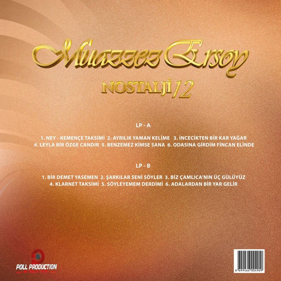 Muazzez Ersoy - Nostalji Vol. 12 - Plak
