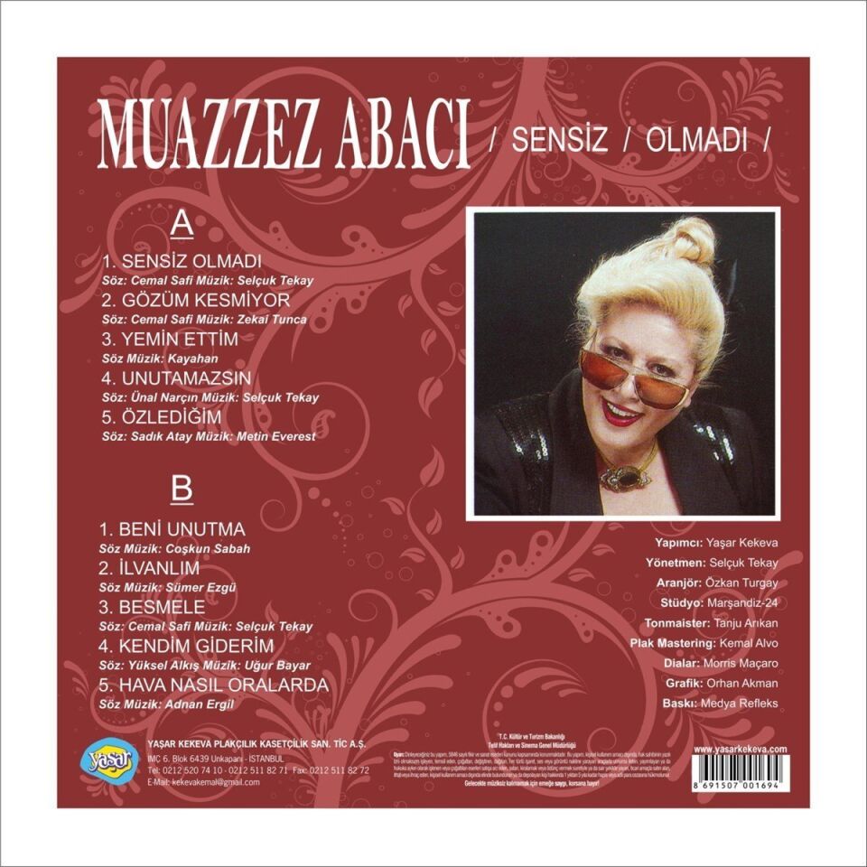Muazzez Abacı Sensiz Olmadı - Plak