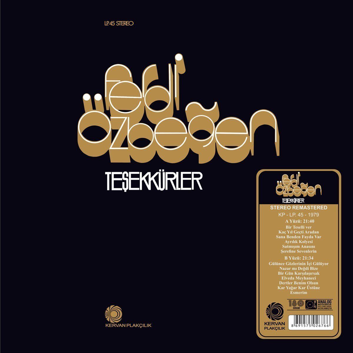 Ferdi Özbeğen Teşekkürler - Plak