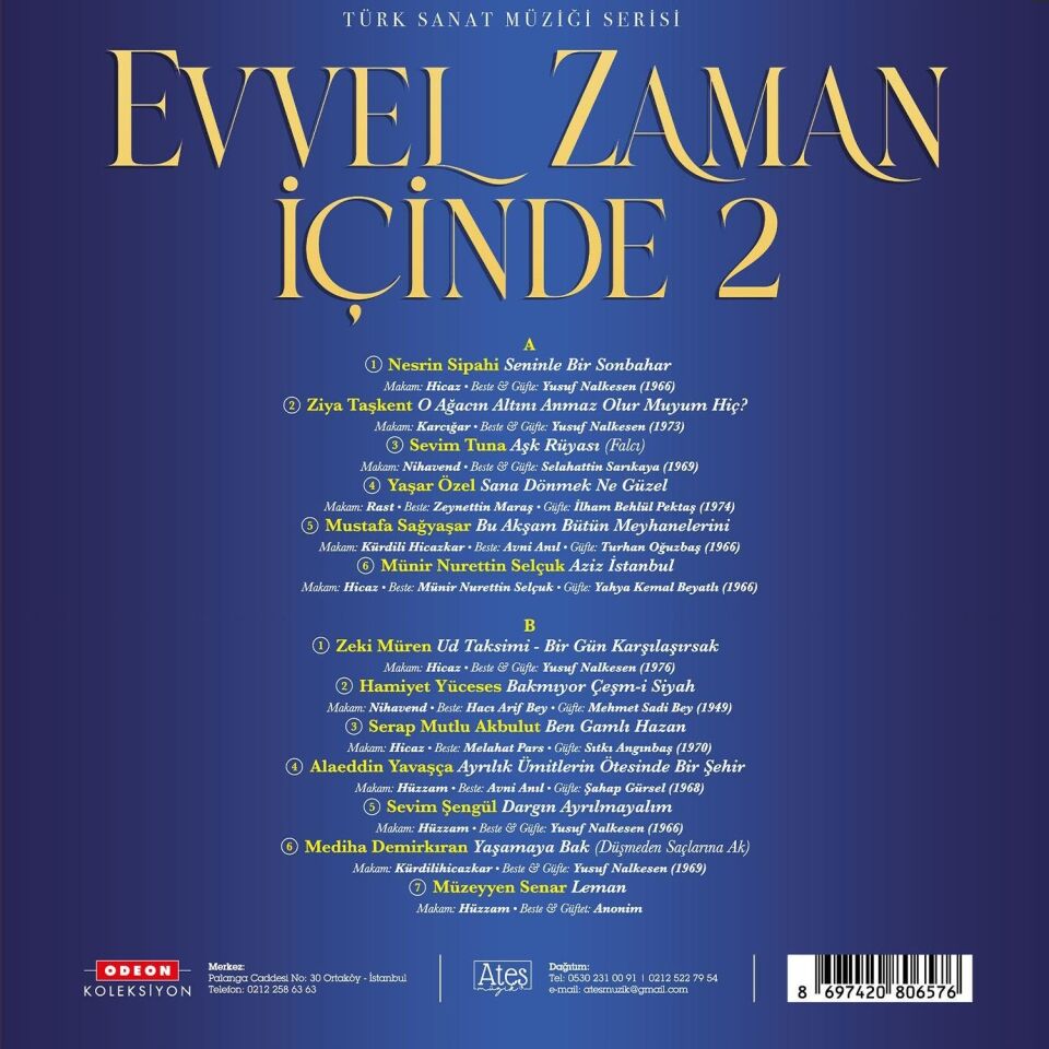 Evvel Zaman İçinde Vol. 2 - Plak